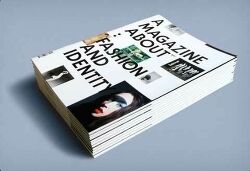 closed book titled: a magazine about fashion and identity